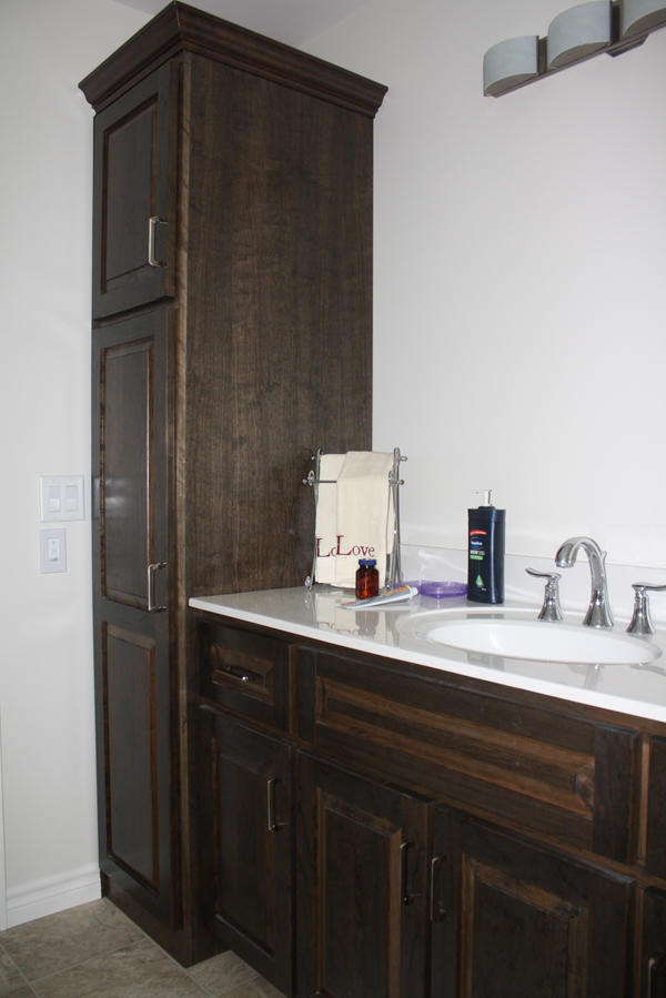 Walnut Bathroom vanity